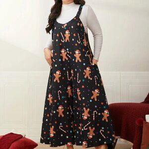 Boomchic wide leg holiday or Christmas jumpsuit, New with tags, Size 3XL  XXL